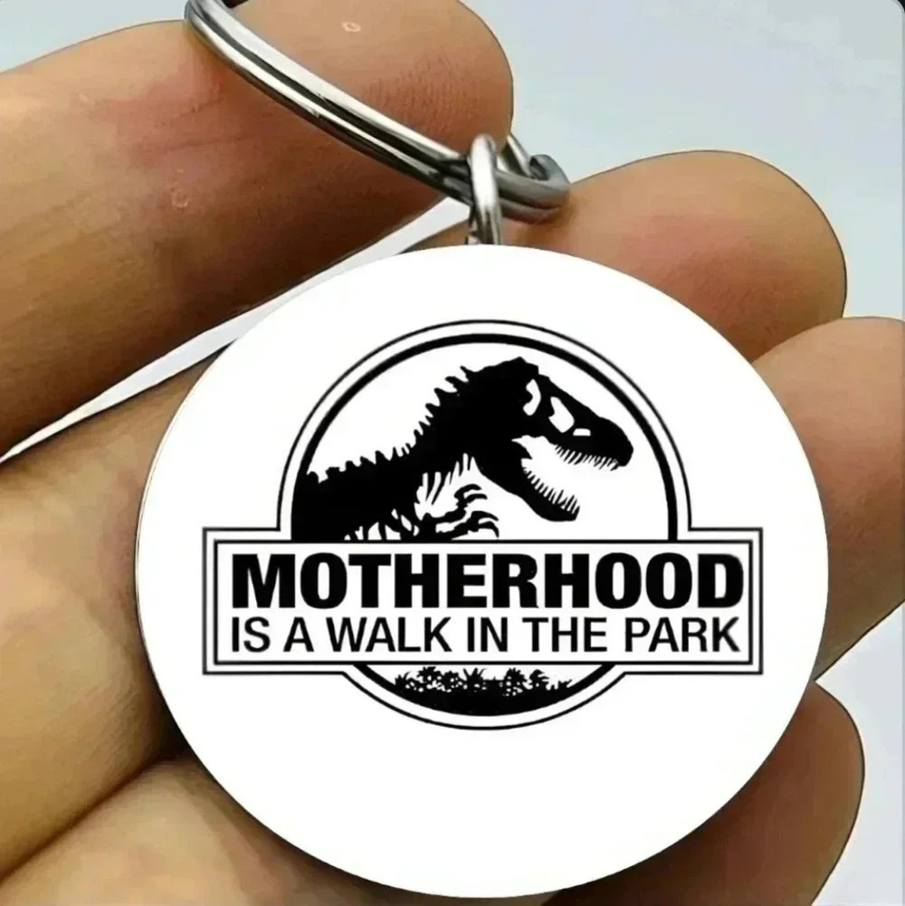 Jurassic Park motherhood Is walking in the Park Keychain